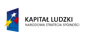 Baner Kapitał ludzki - Narodowa Strategia Spójności