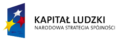 Baner Kapitał ludzki - Narodowa Strategia Spójności