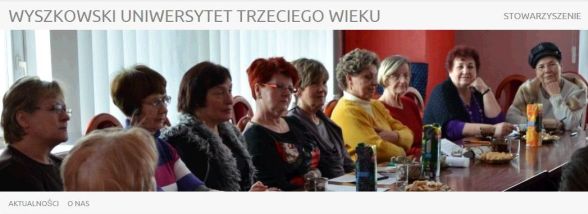 Strona internetowa Wyszkowskiego Uniwersytetu Trzeciego Wieku